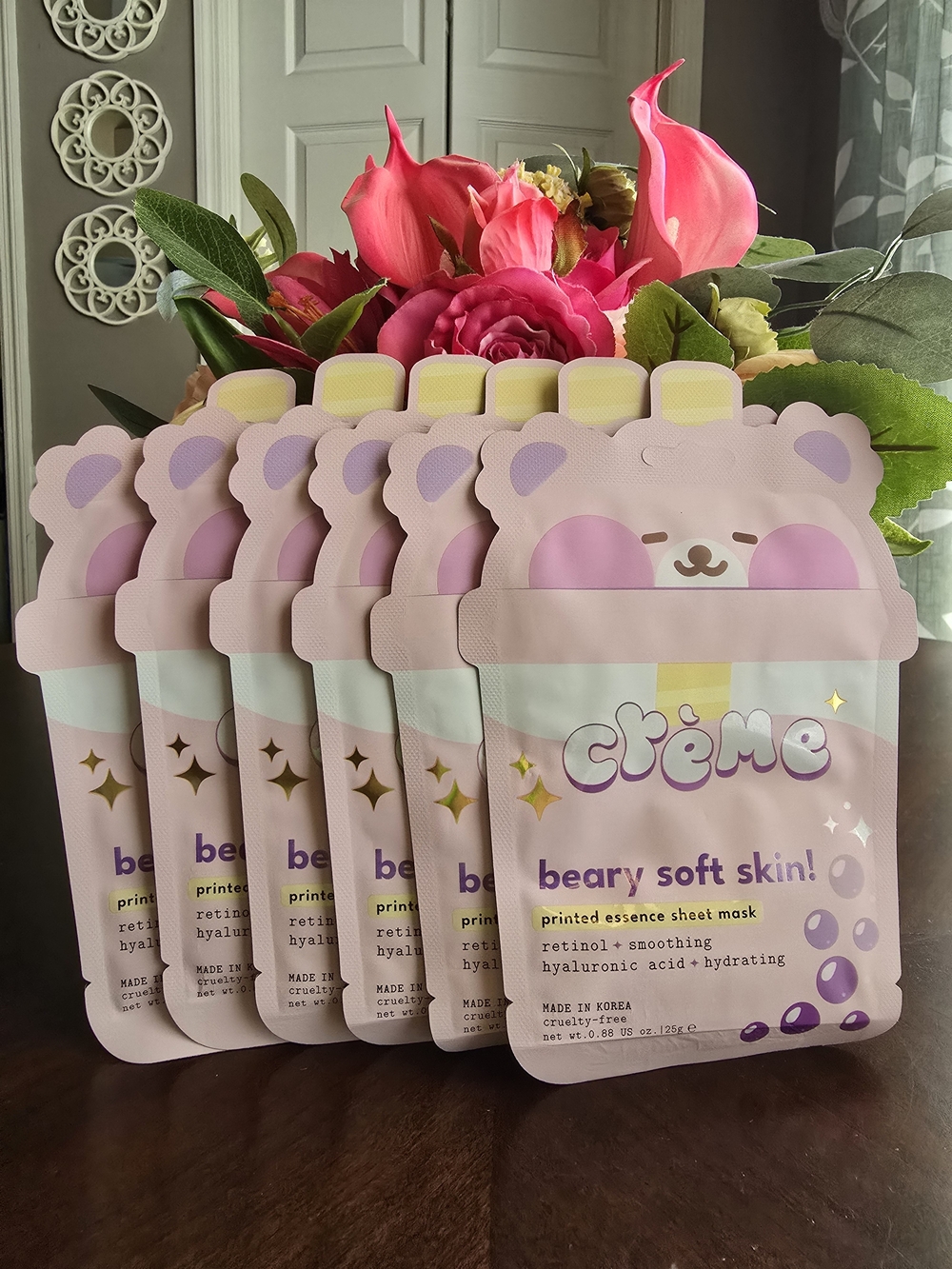 The Creme Shop Beary Soft Skin - Hydrating Sheet Mask Set Of 6